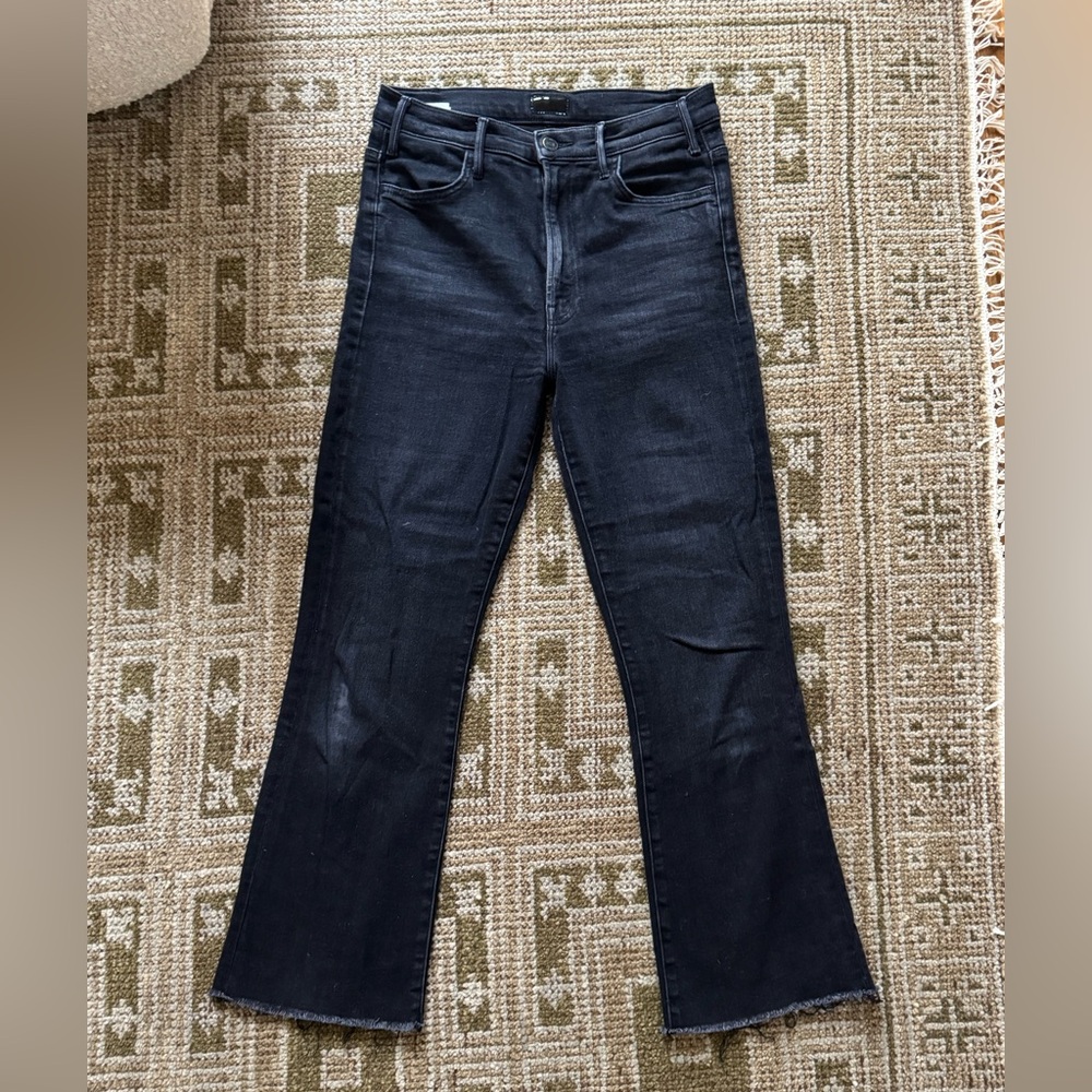 Mother Jeans—The Hustler Ankle Fray